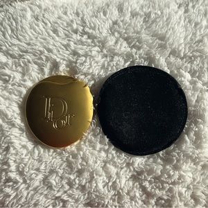 Vintage Christian Dior Compact Mirror with Pouch